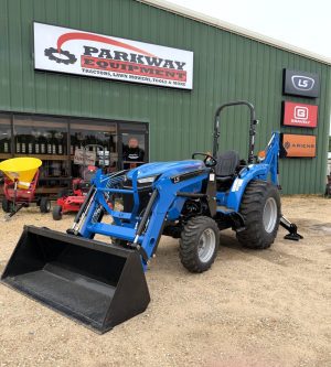 LS Tractor MT226HE Compact Tractor -ROPS w/ LL3002 Loader & LB3001 Backhoe