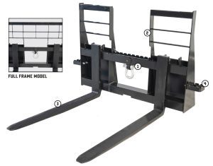 Woods PF4448S2 Pallet Forks – 48"